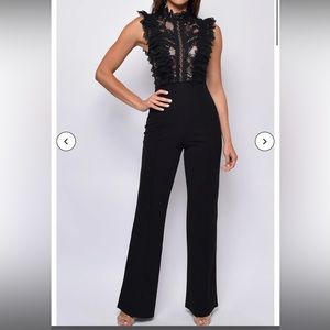 Emprada black jumpsuit , worn once